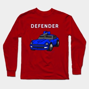 Defender, Car for the Dystopian Future Long Sleeve T-Shirt